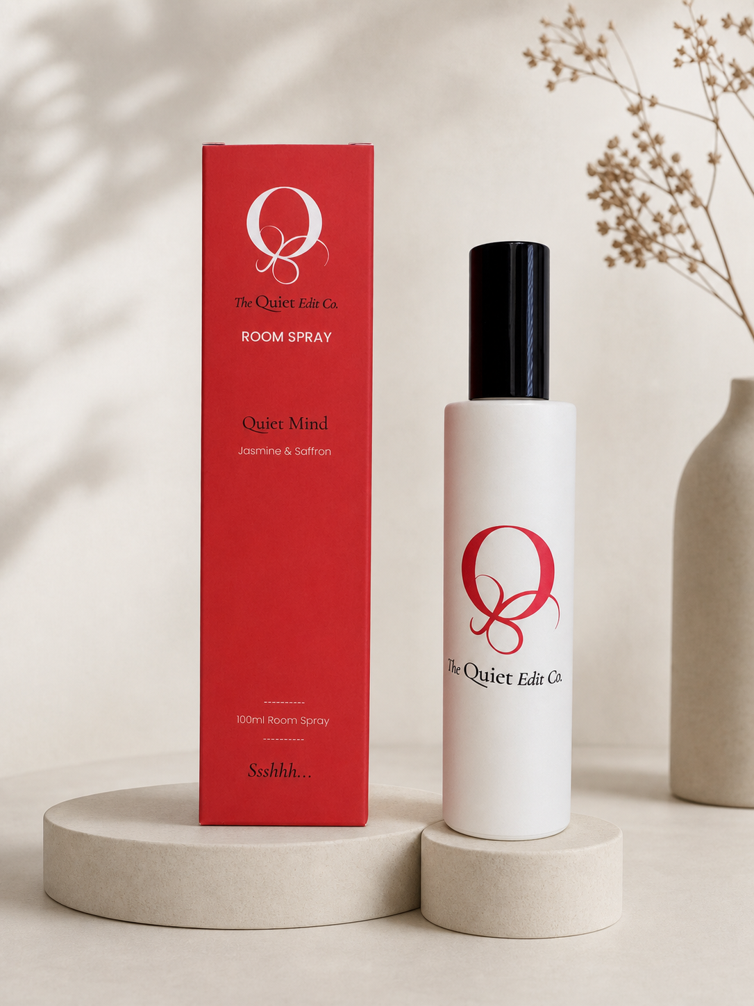 Quiet Mind - Jasmine & Saffron Room Spray - 100ml