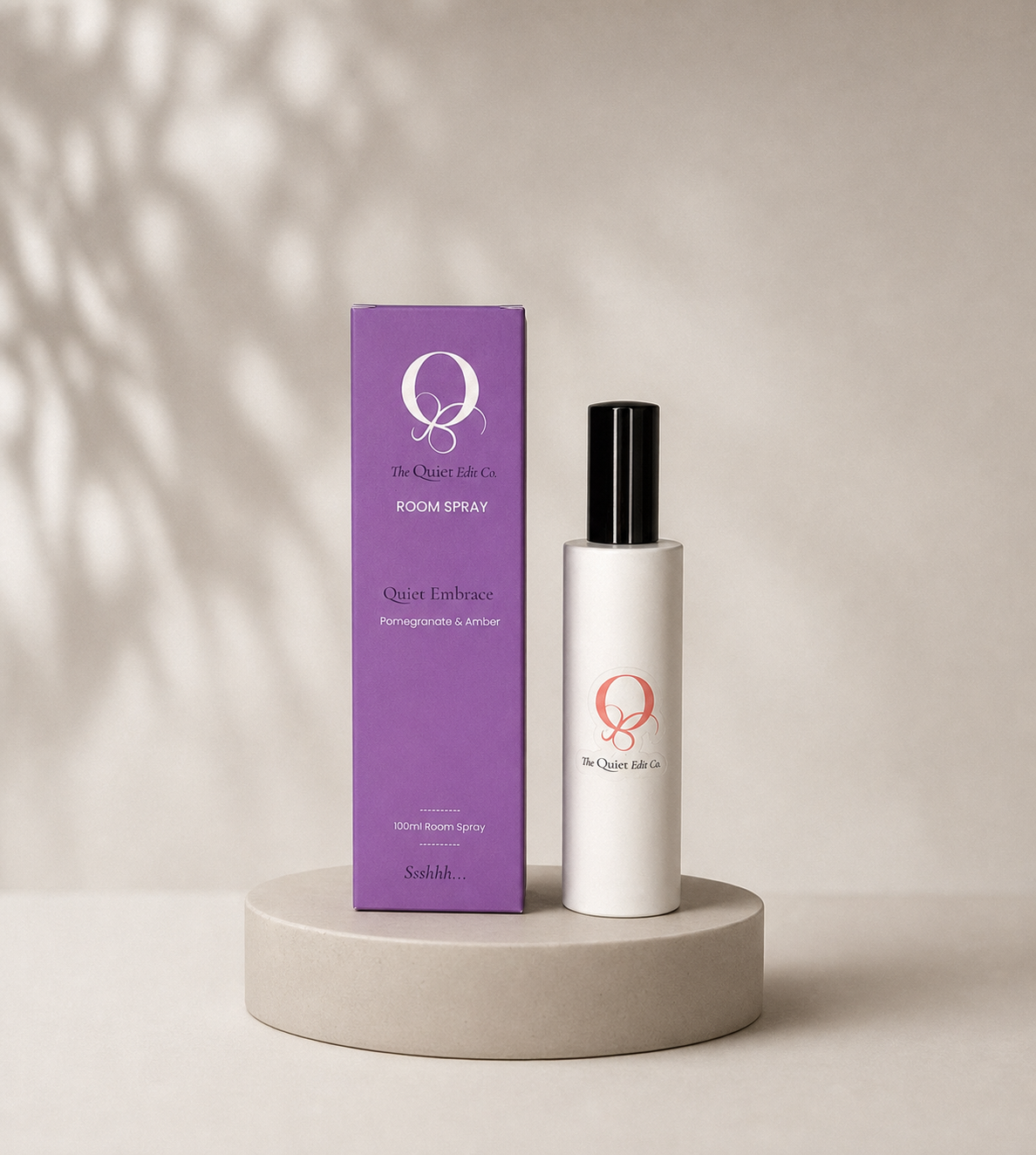 Quiet Embrace - Pomegranate & Amber Room Mist - 100ml